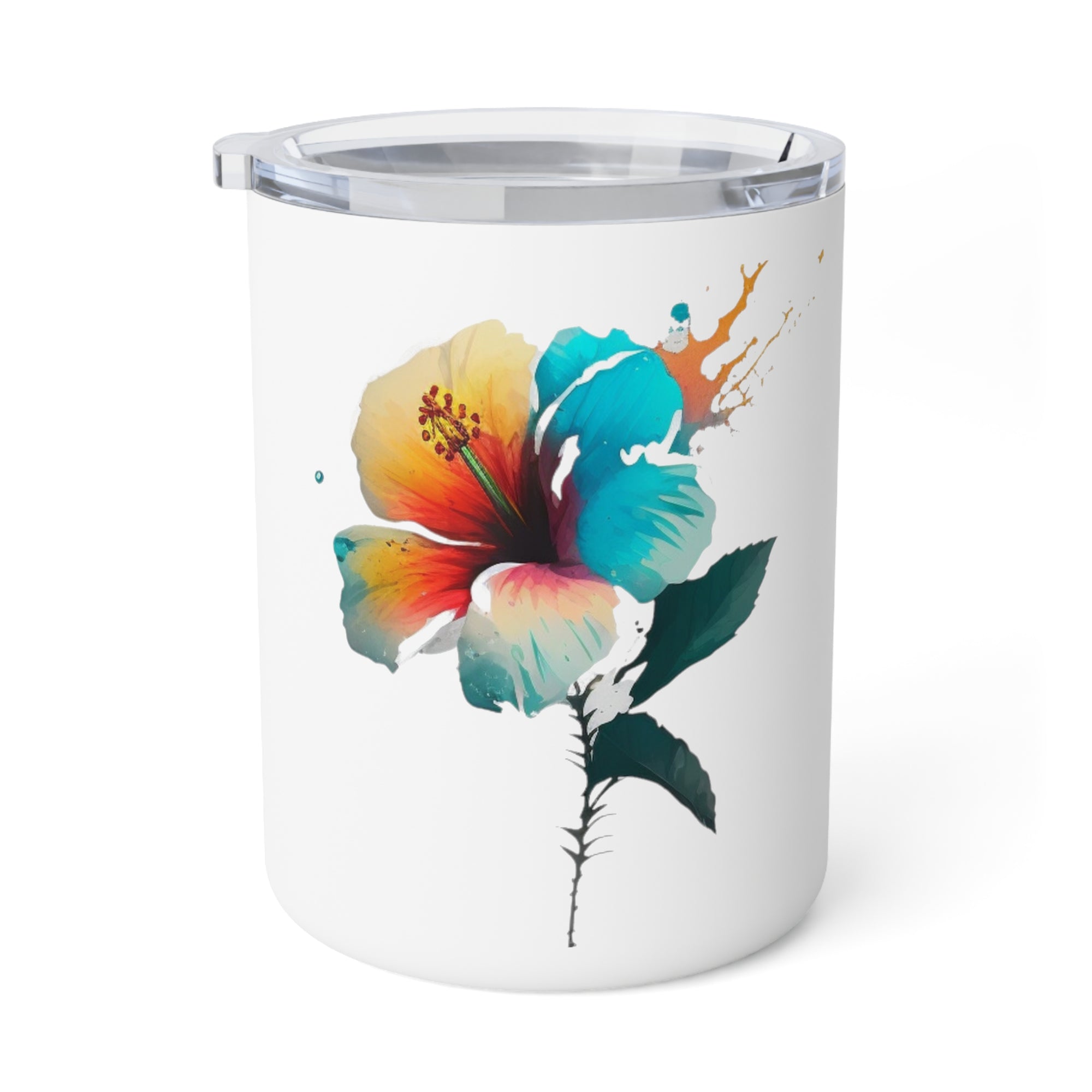 Hibiscus Dreams - Insulated Coffee Mug, 10oz